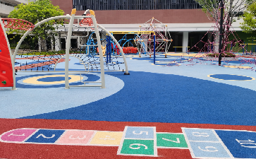 幼兒園塑膠跑道、EPDM塑膠地面